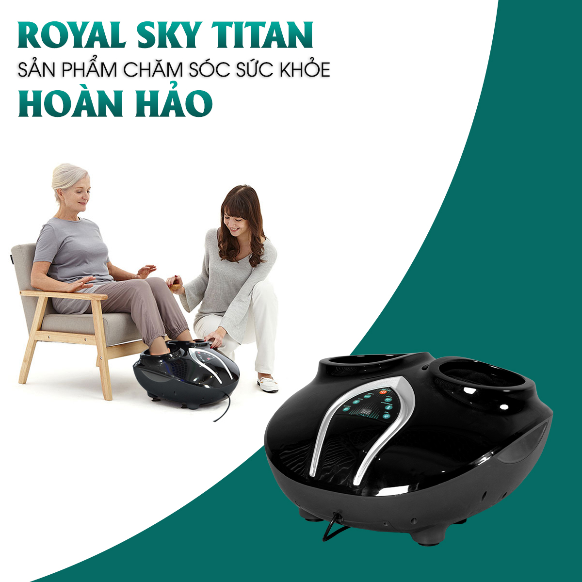 Máy massage chân Royal Sky Titan