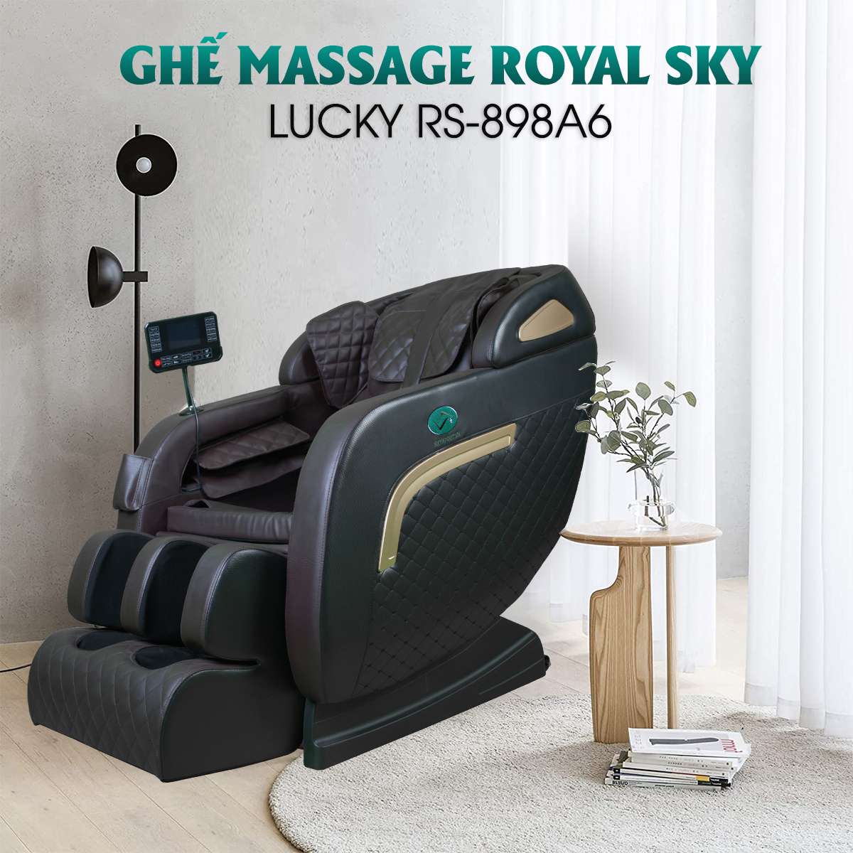 Ghế massage cao cấp Royal Sky LUCKY RS-898A6