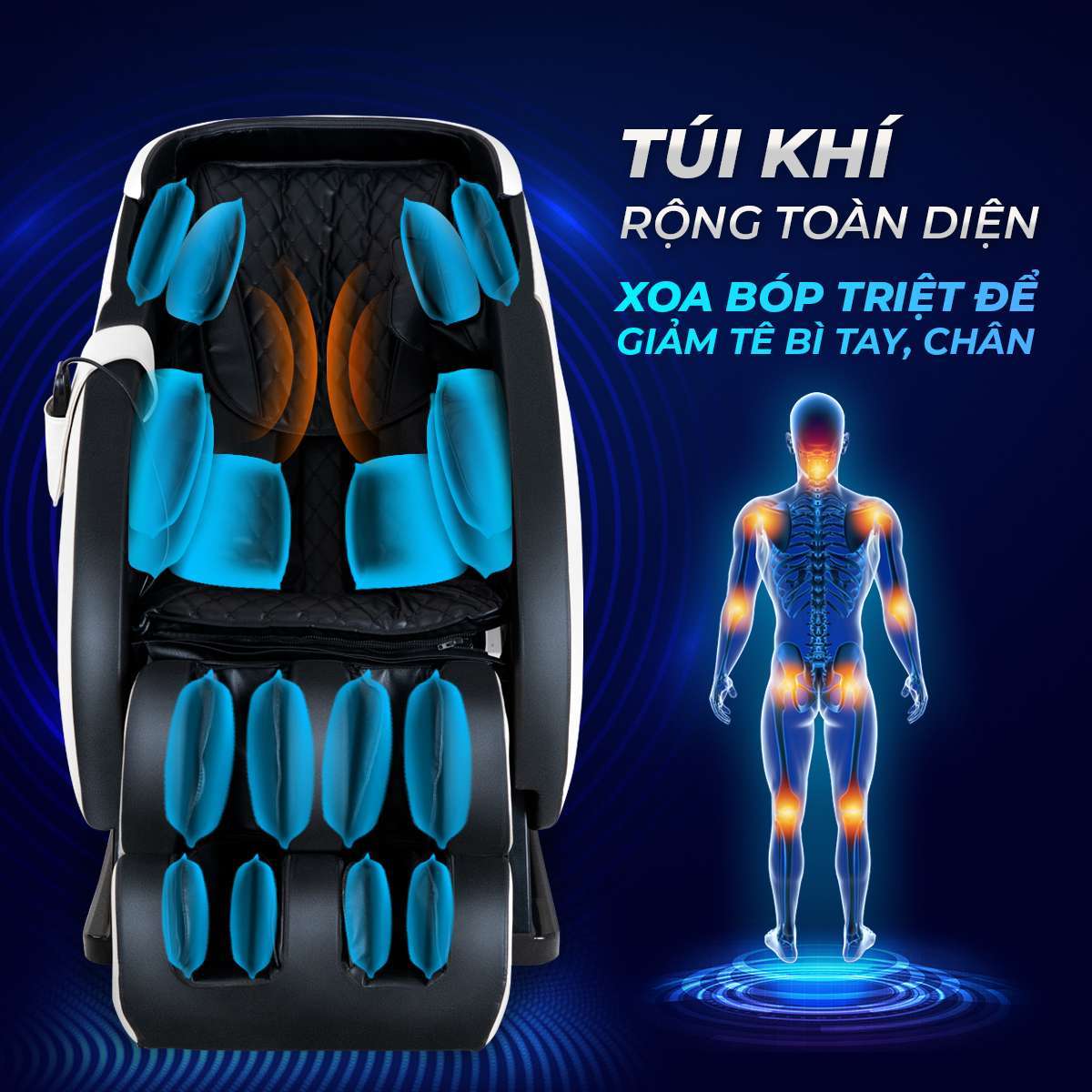 Gợi ý địa chỉ mua ghế massage ở Kiên Giang chính hãng