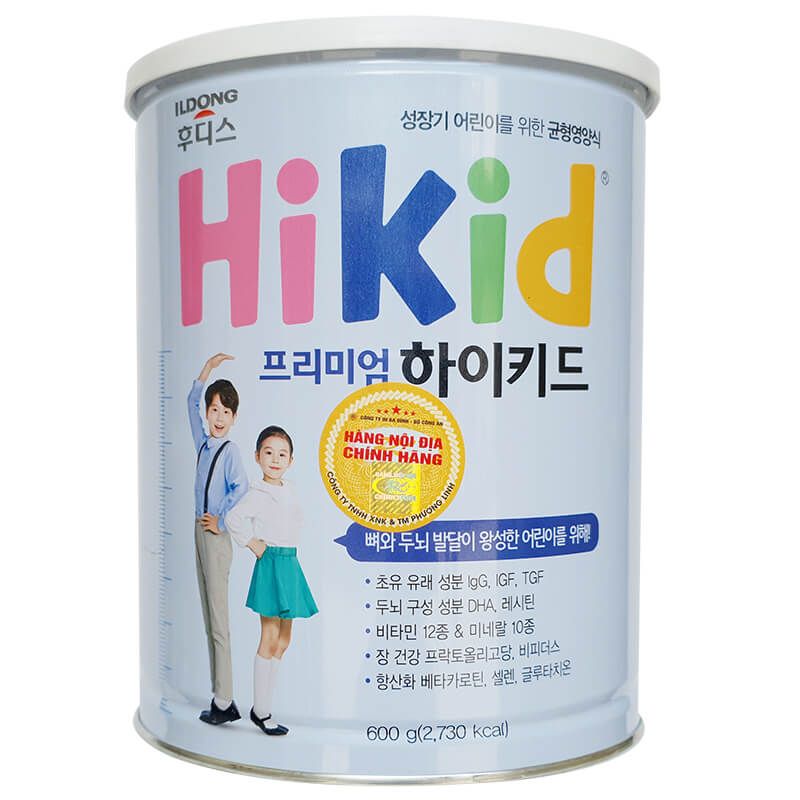Sữa Hikid Premium chính là sản phẩm cao cấp của ILDONG Hàn Quốc